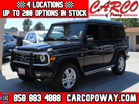 2012 Mercedes-Benz G-Class for sale at CARCO SALES & FINANCE - CARCO OF POWAY in Poway CA