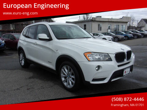 2014 BMW X3 for sale at European Engineering in Framingham MA