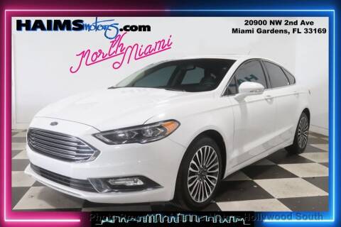 2018 Ford Fusion for sale at Haims Motors Miami in Miami Gardens FL