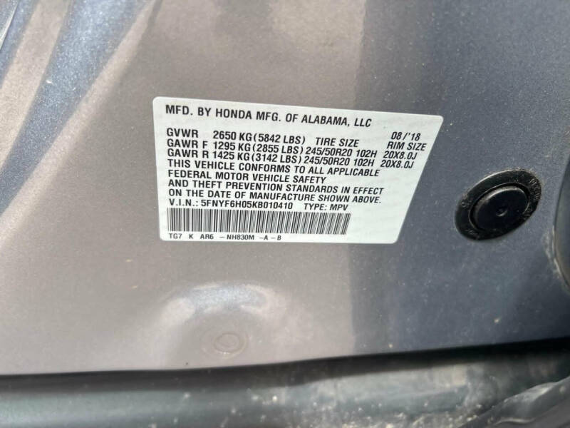 2019 Honda Pilot Elite