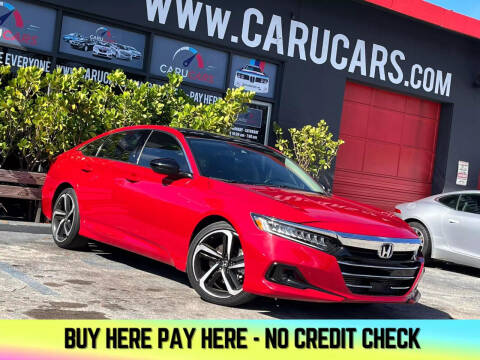 2021 Honda Accord for sale at CARUCARS LLC in Miami FL
