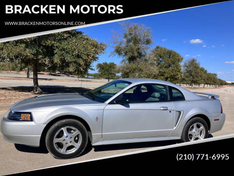 2003 Ford Mustang for sale at BRACKEN MOTORS in San Antonio TX