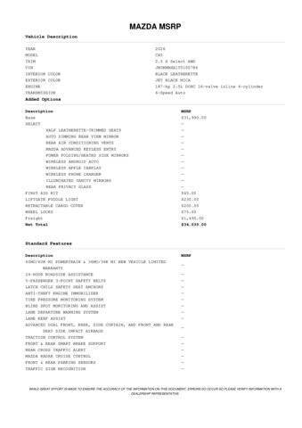 2026 Mazda CX-5 2.5 S Select