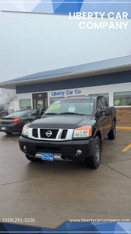 2013 Nissan Titan for sale at Liberty Car Company in Waterloo IA