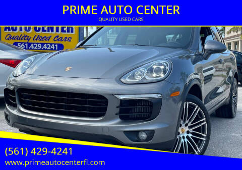 2016 Porsche Cayenne for sale at PRIME AUTO CENTER in Palm Springs FL