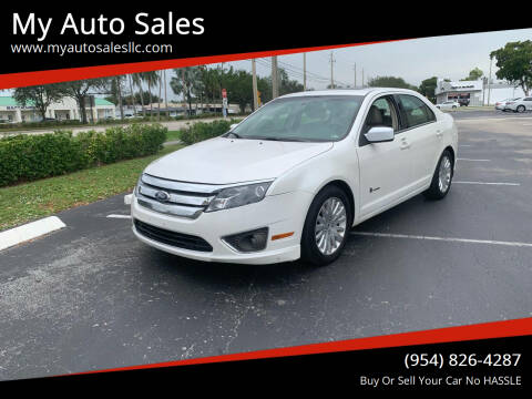 2010 Ford Fusion Hybrid for sale at My Auto Sales in Margate FL