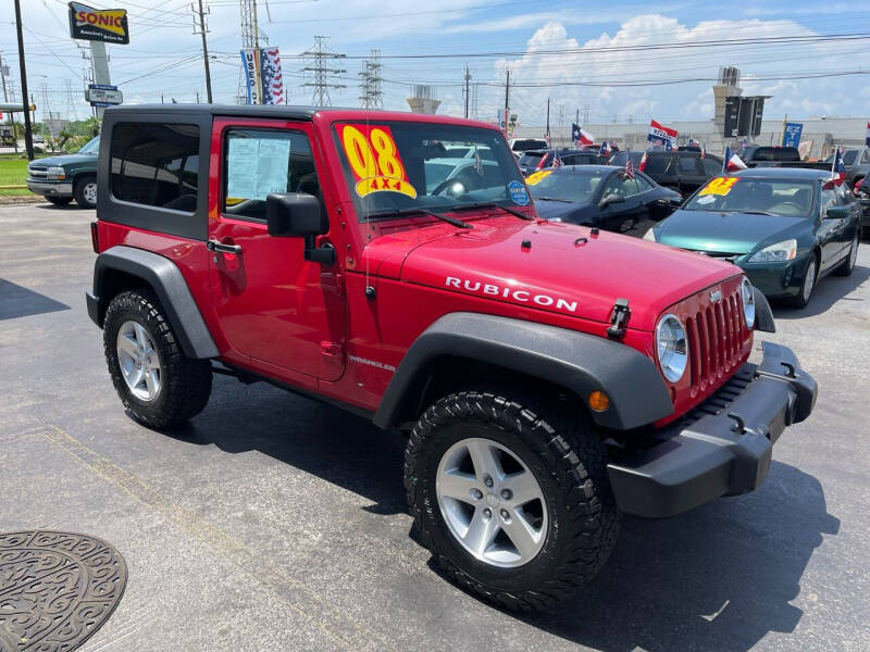 2008 Jeep Wrangler for sale at Texas 1 Auto Finance in Kemah TX