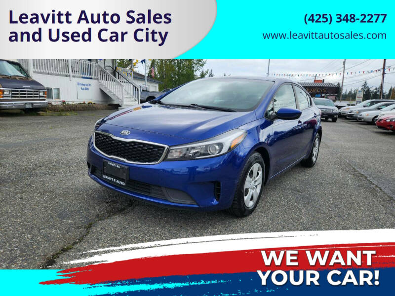 2018 Kia Forte for sale at Leavitt Auto Sales and Used Car City in Everett WA