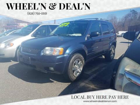 2003 Ford Escape for sale at Wheel'n & Deal'n in Lenoir NC