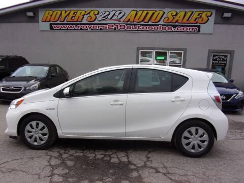 2014 Toyota Prius c for sale at ROYERS 219 AUTO SALES in Dubois PA