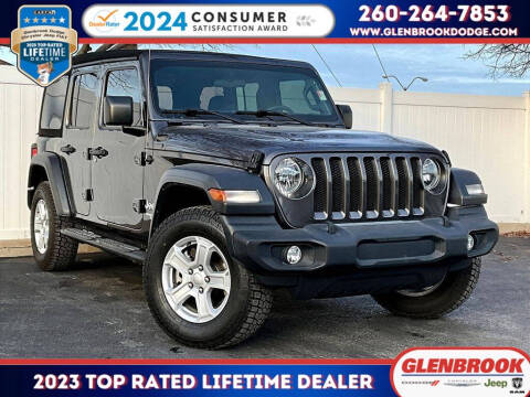 2018 Jeep Wrangler Unlimited for sale at Glenbrook Dodge Chrysler Jeep Ram and Fiat in Fort Wayne IN