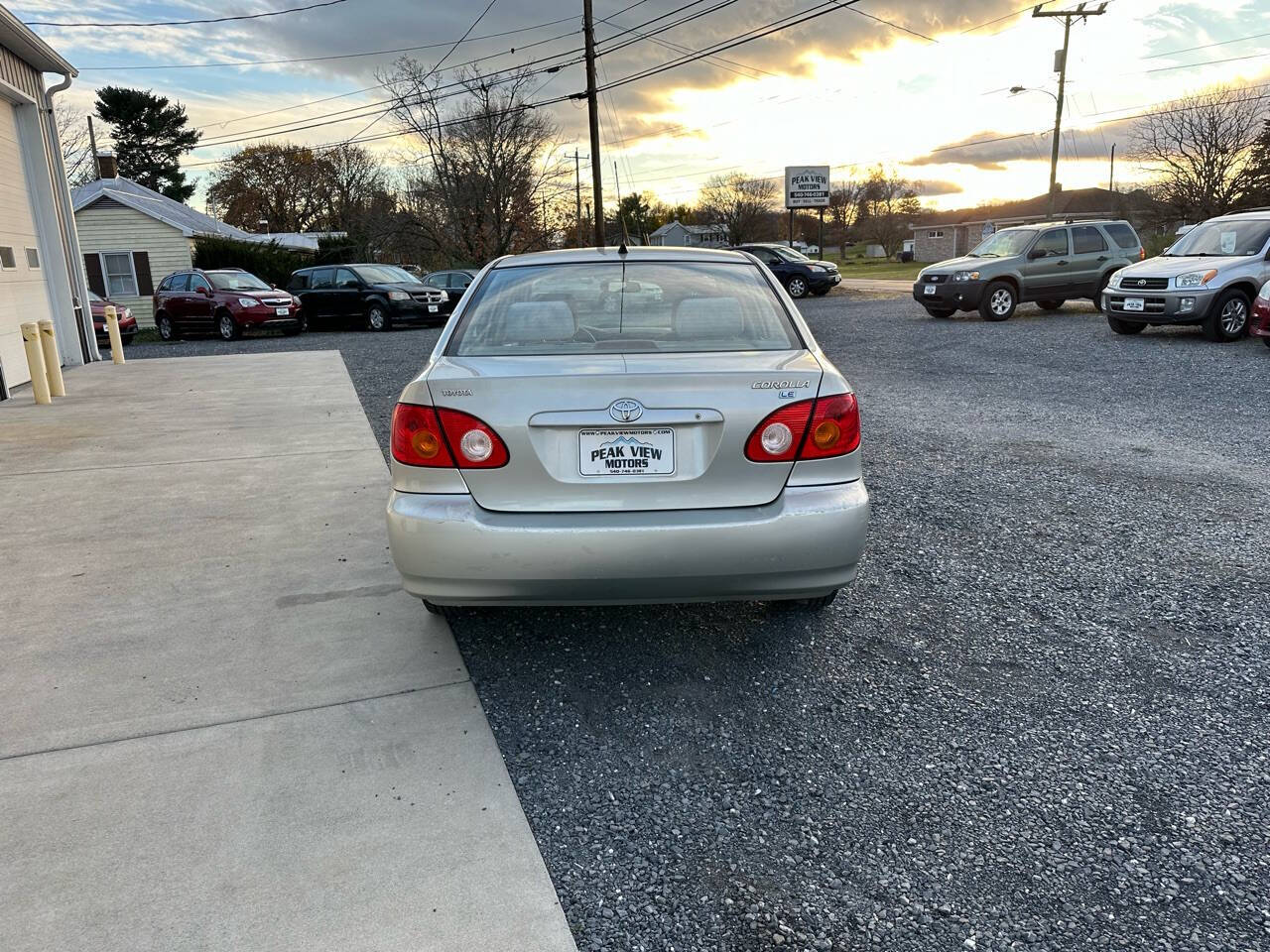 2004 Toyota Corolla for sale at PEAK VIEW MOTORS in Mount Crawford, VA