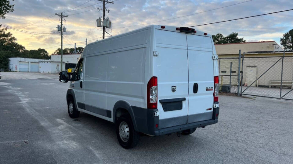 2016 Ram ProMaster for sale at East Auto Sales LLC in Raleigh, NC