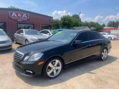 2011 Mercedes-Benz E-Class for sale at A & A Auto Sales in Fayetteville AR