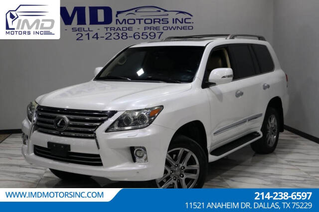 2015 Lexus LX 570 for sale at IMD MOTORS, INC in Dallas, TX