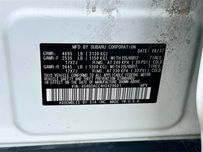 2017 Subaru Outback 2.5i Premium