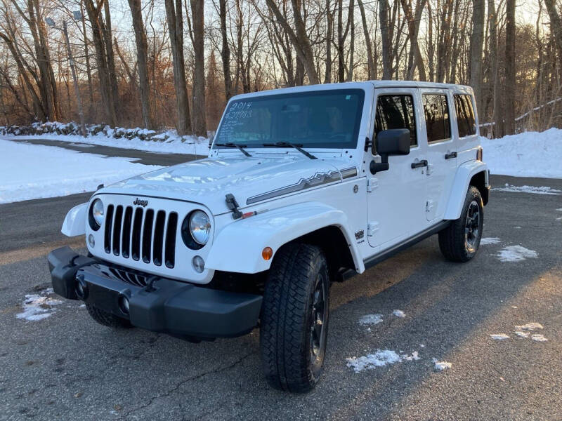 2014 Jeep Wrangler Unlimited for sale at Lou Rivers Used Cars in Palmer MA