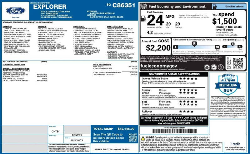 2025 Ford Explorer Active