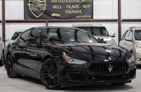 2018 Maserati Ghibli for sale at United Exotic Auto in Houston TX