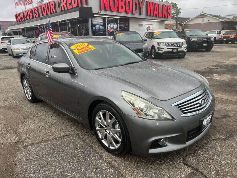 2010 Infiniti G37 Sedan for sale at Giant Auto Mart in Houston TX