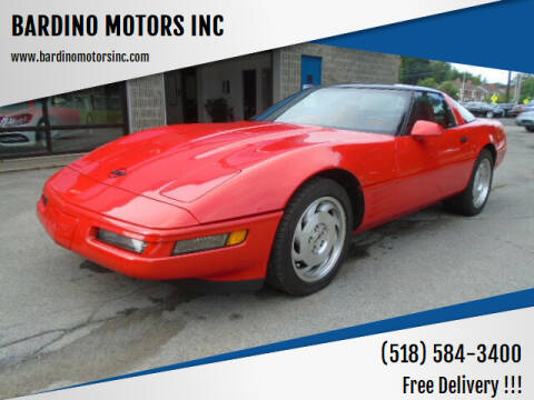 1994 Chevrolet Corvette for sale at BARDINO MOTORS INC in Saratoga Springs NY
