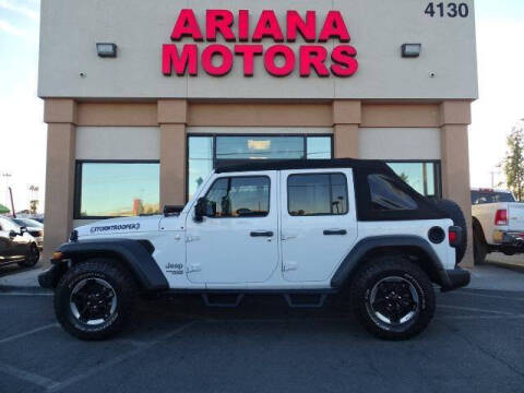 2018 Jeep Wrangler Unlimited for sale at Ariana Motors in Las Vegas NV