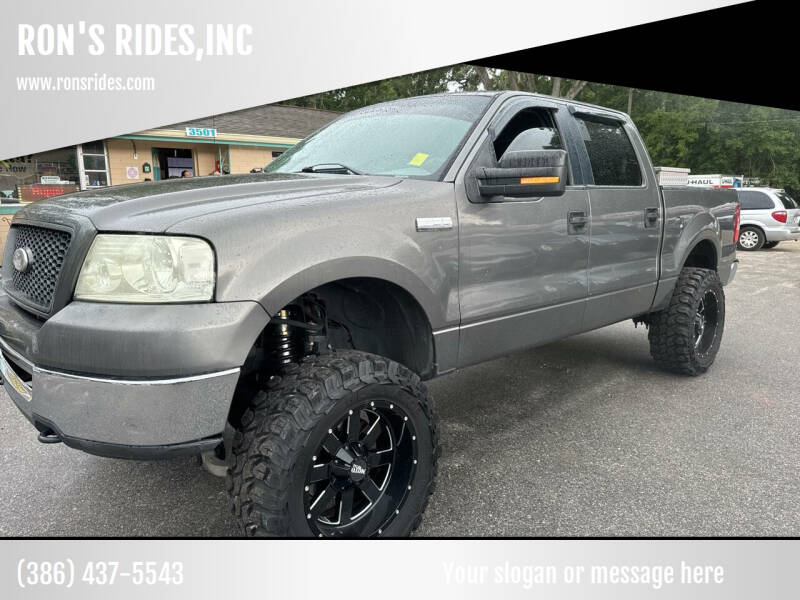 2006 Ford F-150 for sale at RON'S RIDES,INC in Bunnell FL