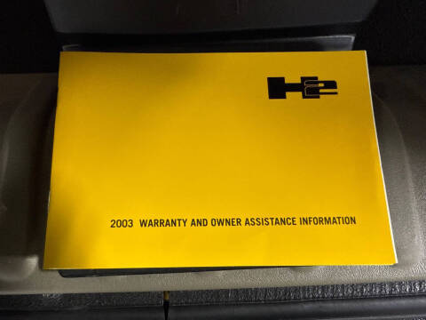 2003 HUMMER H2