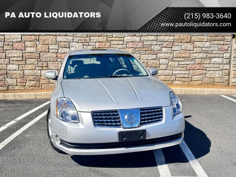 2004 Nissan Maxima for sale at PA AUTO LIQUIDATORS in Huntingdon Valley PA