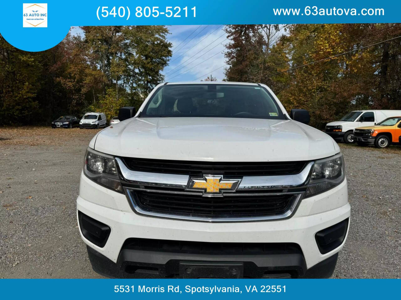 2018 Chevrolet Colorado for sale at 63 Auto Inc in Spotsylvania, VA