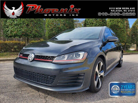 2017 Volkswagen Golf GTI for sale at Phoenix Motors Inc in Raleigh NC
