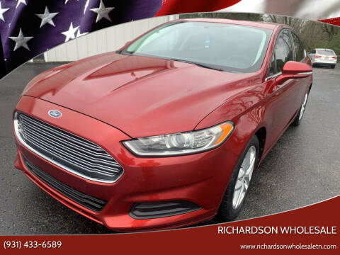 2013 Ford Fusion for sale at RICHARDSON WHOLESALE in Fayetteville TN