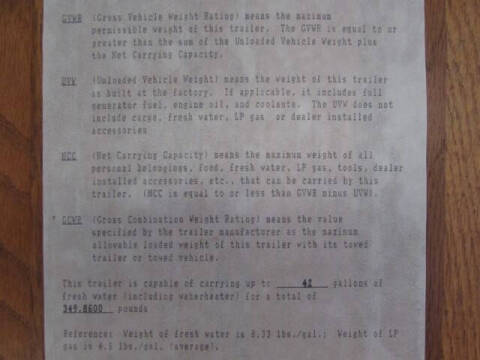 1999 Jayco EAGLE 312