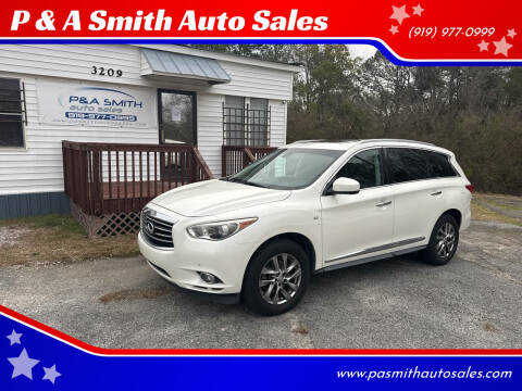 2015 Infiniti QX60 for sale at P & A Smith Auto Sales in Garner NC