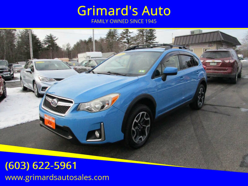 2016 Subaru Crosstrek for sale at Grimard's Auto in Hooksett NH