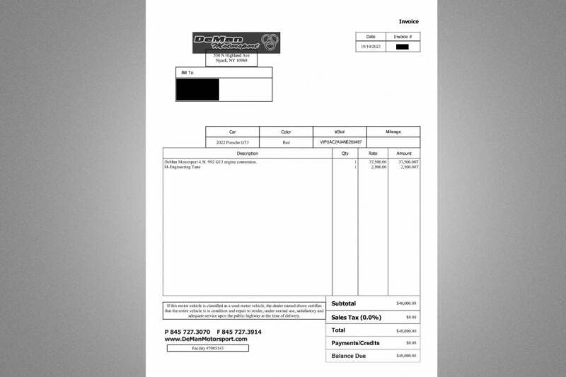 2022 Porsche 911 GT3 Touring