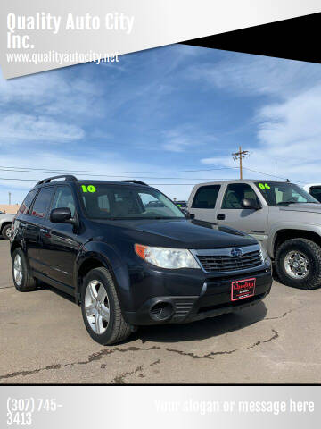 2010 Subaru Forester for sale at Quality Auto City Inc. in Laramie WY