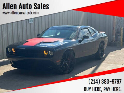 2016 Dodge Challenger for sale at Allen Auto Sales in Dallas TX