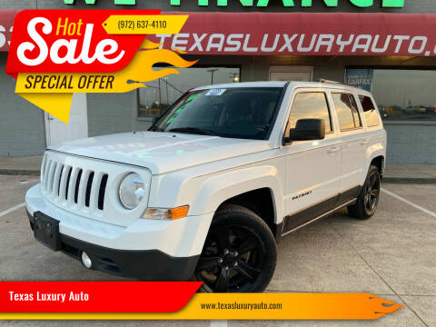 2015 Jeep Patriot for sale at Texas Luxury Auto in Cedar Hill TX