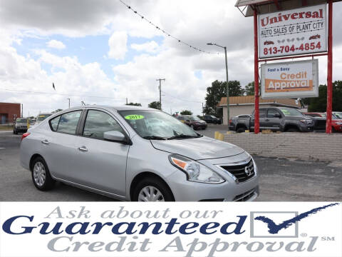 2017 Nissan Versa for sale at Universal Auto Sales in Plant City FL