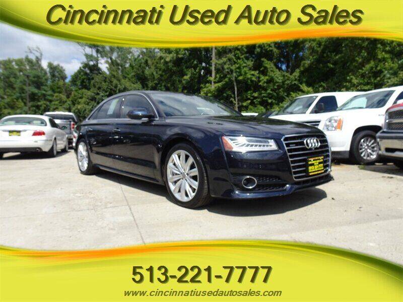 2017 Audi A8 L for sale at Cincinnati Used Auto Sales in Cincinnati OH