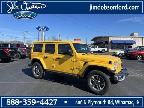 2020 Jeep Wrangler Unlimited for sale at Jim Dobson Ford in Winamac IN