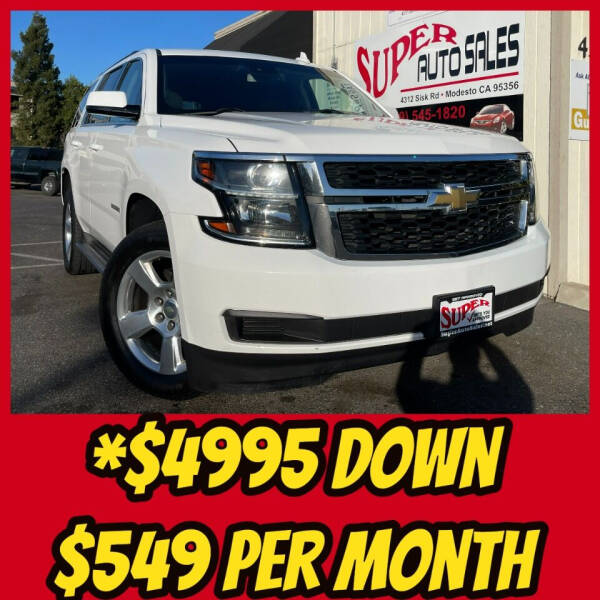 2015 Chevrolet Tahoe for sale at Super Auto Sales Modesto in Modesto CA