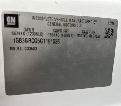 2016 Chevrolet Express 3500