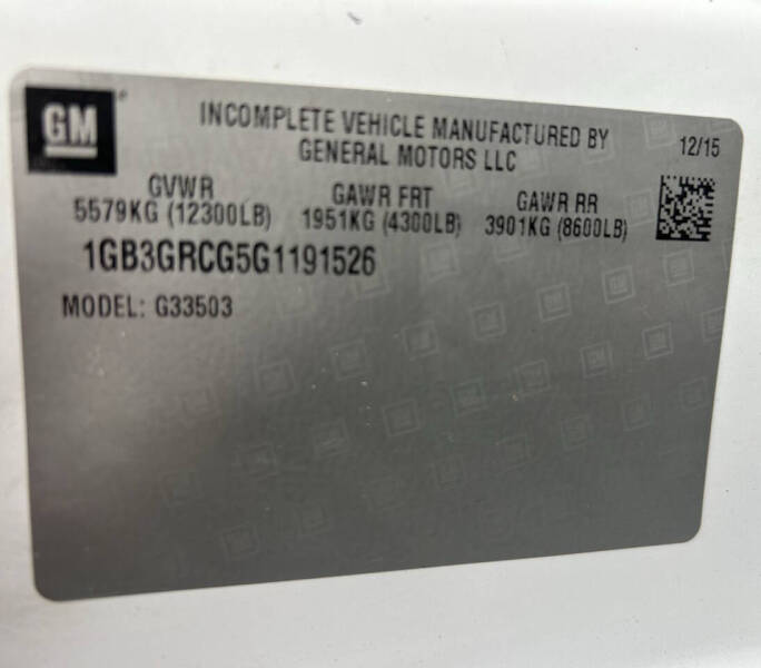 2016 Chevrolet Express 3500