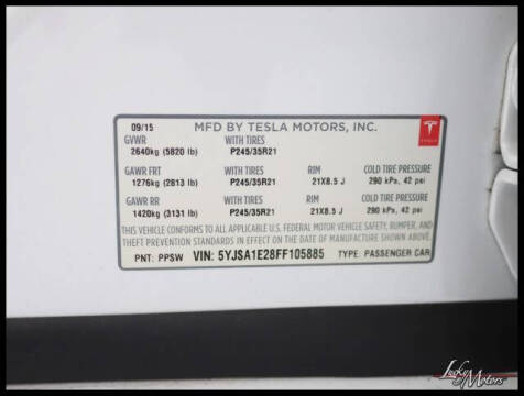 2015 Tesla Model S 90D