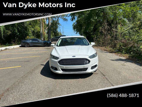 2014 Ford Fusion for sale at Van Dyke Motors Inc in Utica MI