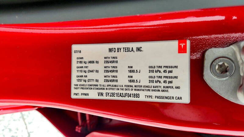 2018 Tesla Model 3