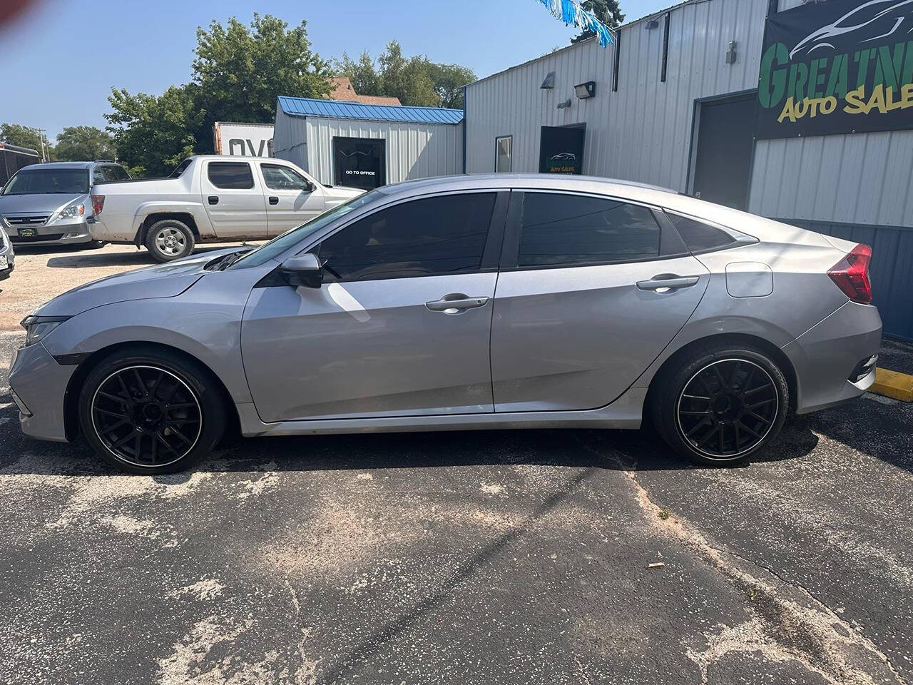 2020 Honda Civic for sale at GREATNESS AUTO SALES in Green Bay, WI