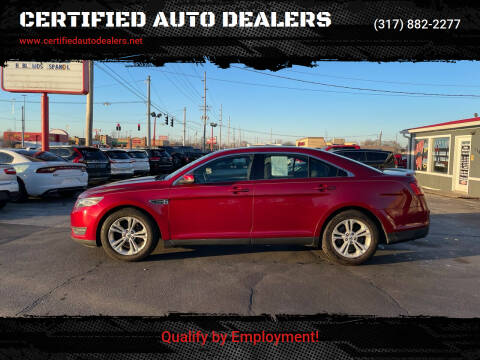 2013 Ford Taurus for sale at CERTIFIED AUTO DEALERS in Greenwood IN